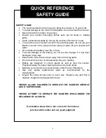 Preview for 4 page of X-TREME XMB-400 Owner'S Manual