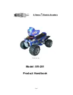 Preview for 1 page of X-TREME XR-201 Product Handbook