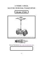 Preview for 1 page of X-TREME XT300 Owner'S Manual