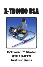 X-Tronic 3010-XTS Instructions Manual preview