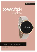 X-WATCH XLYNE PRO SIONA COLOR FIT Manual preview