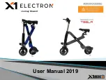 Предварительный просмотр 1 страницы X1 Bike X1 Electron User Manual