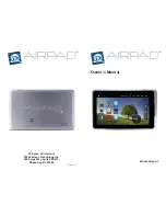 X10 AIRPAD 1 Owner'S Manual preview