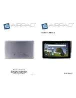 X10 AIRPAD Owner'S Manual предпросмотр