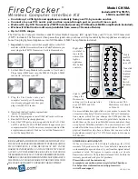 Preview for 1 page of X10 FireCracker CK18A User Manual