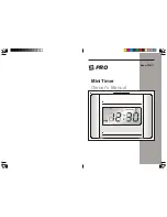 X10 Mini Timer XPMT1 Owner'S Manual preview
