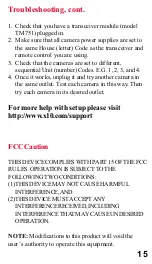 Preview for 15 page of X10 XCam2 User Manual