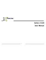 X2 Computing Carbon X220 User Manual preview