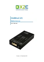 X2E OABR2CAN User Manual preview