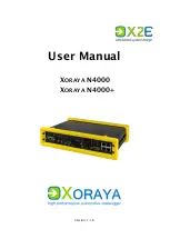 X2E XORAYA N4000 User Manual preview