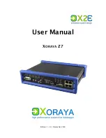 X2E XORAYA Z7 User Manual preview