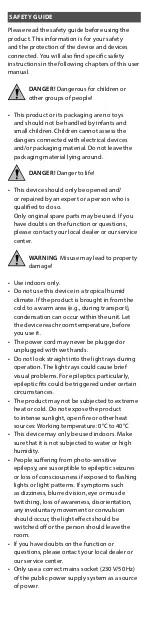 Preview for 2 page of X4-Life 701550 User Manual