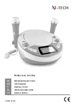 X4-TECH Bobby Joey Jam Box User Manual preview