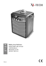 X4-TECH Bobby Joey Rockstar User Manual preview