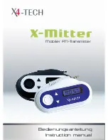 X4-TECH X-mitter Instruction Manual preview