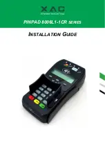 XAC PINPAD 8006L1-1CR Series Installation Manual preview