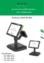 XAC xCE_E200I-15YXF Installation Manual preview