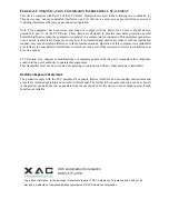 Preview for 6 page of XAC xCL AP-10 Installation Manual