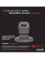 Предварительный просмотр 1 страницы Xact Stream | Jockey XS01UK Instruction Manual