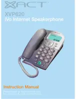 Preview for 1 page of Xact XVP620 Instruction Manual