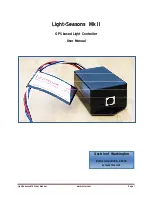 Xactrix LightSeasons Mk II User Manual preview