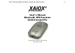 Preview for 1 page of XAiOX InstantFix User Manual