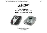 XAiOX SkySurf V3 User Manual preview