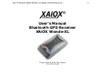 Preview for 1 page of XAiOX Wonde-XL User Manual