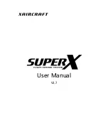 Xaircraft SuperX User Manual preview