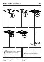 Preview for 2 page of XAL TASK square 059-2932056Z Mounting Instructions