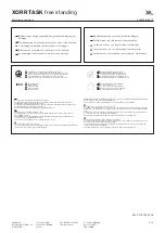 Preview for 3 page of XAL XORR TASK Mounting Instructions