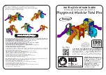 Xalingo PLAYGROUND MODULAR TOTAL PLUS Assemble Instruction preview