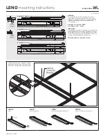 Xalusa LENO Series Mounting Instructions предпросмотр