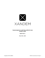 Preview for 1 page of Xandem TMD User Manual