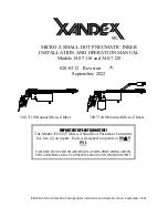 Preview for 1 page of Xandex 340-7110 Installation And Operation Manual