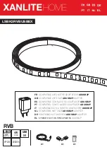 XanLite LSBK3RVBUSBEX Operating Instructions Manual preview