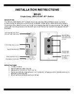 Xantech 380-20 Installation Instructions preview