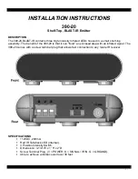 Xantech 390-20 Installation Instructions preview