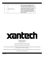 Предварительный просмотр 11 страницы Xantech 480-95 Installation Instructions Manual