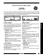 Предварительный просмотр 1 страницы Xantech 710-00 Installation Instructions