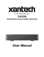 Xantech CA1250 Installation Instructions Manual preview