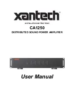 Xantech CA1250 Installation Instructions Manual предпросмотр