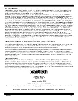 Предварительный просмотр 10 страницы Xantech DCH4 Installation Instructions Manual