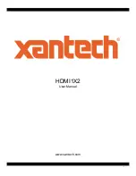 Xantech HDMI1X2 User Manual preview
