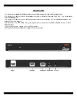 Предварительный просмотр 3 страницы Xantech HDMI1X2 User Manual