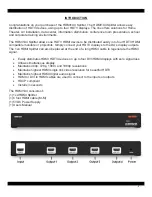 Предварительный просмотр 2 страницы Xantech HDMI1X4 User Manual