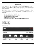 Предварительный просмотр 2 страницы Xantech HDMI3X1 User Manual