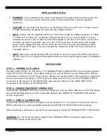 Preview for 2 page of Xantech HDMIC5IR Installation Instructions