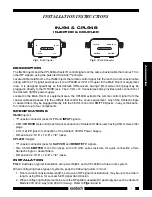 Preview for 1 page of Xantech INJ94 Installation Instructions