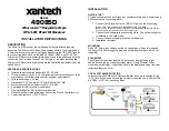 Xantech Micro Link 49085D Installation Instructions preview
